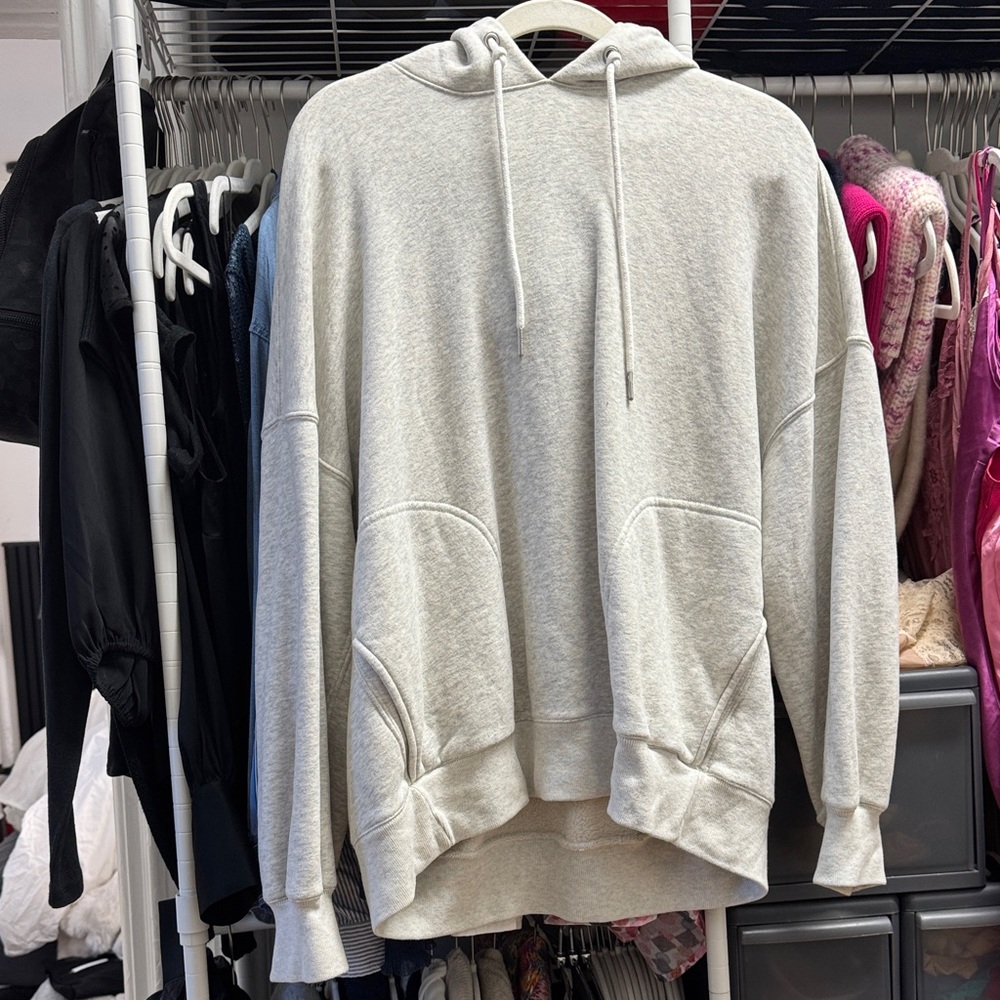 Abercrombie & Fitch Light Gray Hoodie